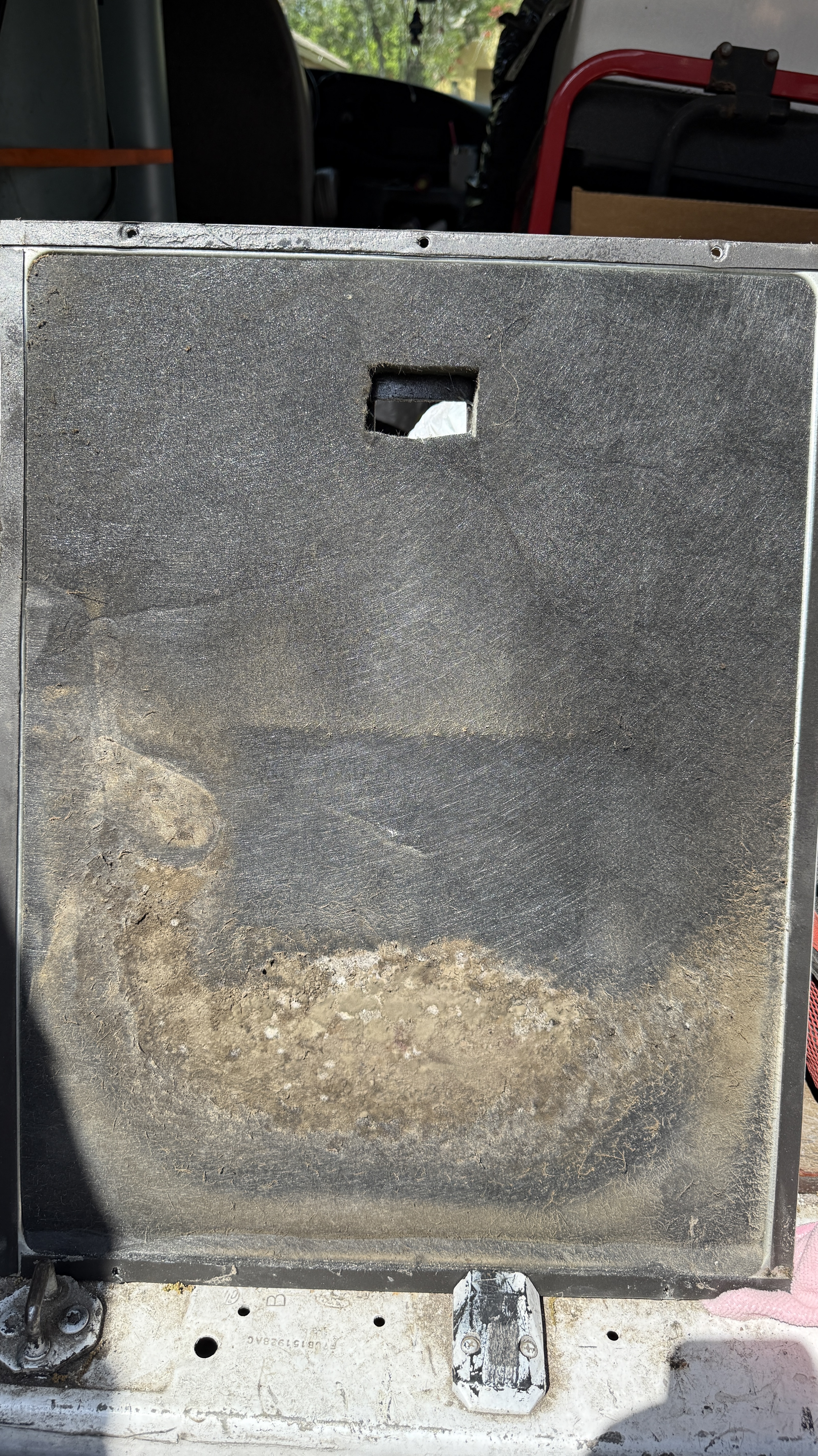 Air duct debris before cleaning Naples FL